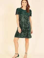 Mela Green Sequin Dresses - Image 3 of 5