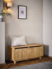 Light Natural Arches Storage Trunk - Image 1 of 9
