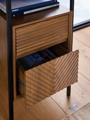 Dark Natural Marlow Desk - Image 4 of 9