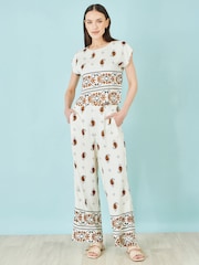 Yumi White Viscose Paisley Top - Image 2 of 3