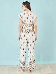 Yumi White Viscose Paisley Top - Image 3 of 3