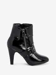 Lotus Black Lotus Patent Black Boots - Image 1 of 5