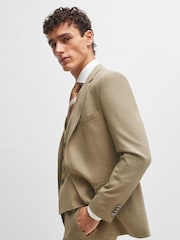 BOSS Natural Jasper Regular Fit Jacket - Image 4 of 6