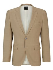 BOSS Natural Jasper Regular Fit Jacket - Image 6 of 6