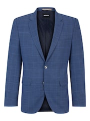 BOSS Blue Regular Fit Jasper Jacket - Image 6 of 6