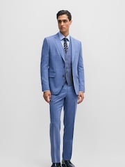 BOSS Blue Jasper Regular Fit Waistcoat - Image 1 of 5