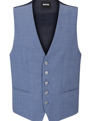 BOSS Blue Jasper Regular Fit Waistcoat - Image 5 of 5