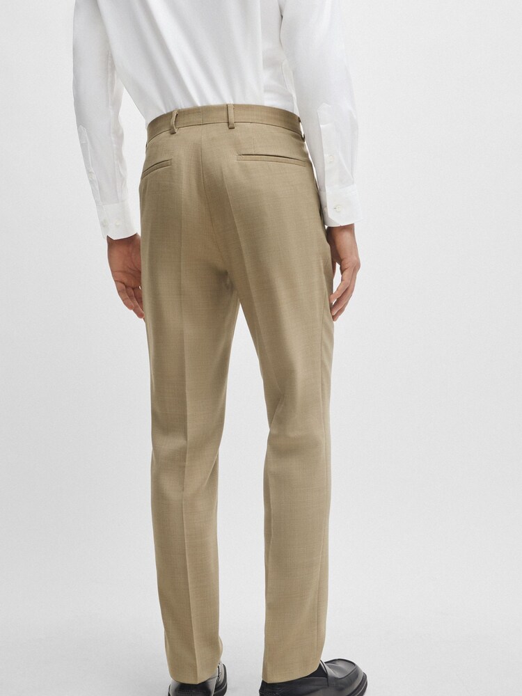 BOSS Natural Leon Regular Fit Trousers - Image 2 of 5
