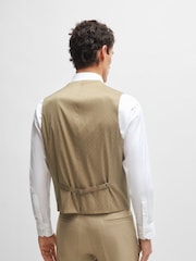 BOSS Natural Jasper Regular Fit Waistcoat - Image 2 of 6