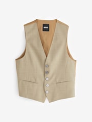 BOSS Natural Jasper Regular Fit Waistcoat - Image 5 of 6