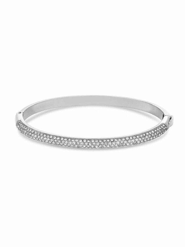 Jon Richard Silver Pave Bangle Bracelet - Image 2 of 2