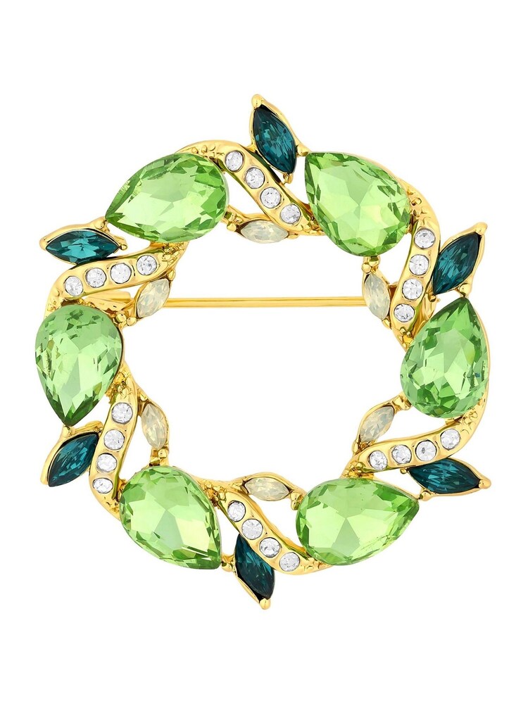 Jon Richard Gold Wreath Brooch - Gift Boxed - Image 2 of 3