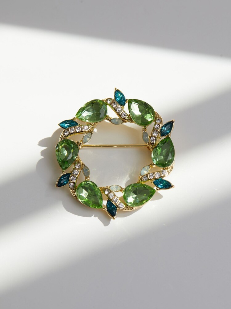 Jon Richard Gold Wreath Brooch - Gift Boxed - Image 3 of 3