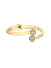 Jon Richard Gold Crystal Ball Bangle Bracelet - Image 1 of 3