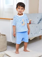 JoJo Maman Bébé Blue Peter Rabbit Jersey Pyjamas - Image 1 of 6
