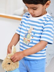 JoJo Maman Bébé Blue Peter Rabbit Jersey Pyjamas - Image 2 of 6