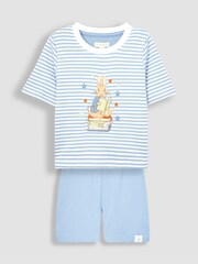 JoJo Maman Bébé Blue Peter Rabbit Jersey Pyjamas - Image 6 of 6