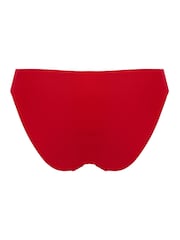 Pour Moi Red Free Spirit Frill Waist Bikini Briefs - Image 4 of 4