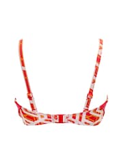 Pour Moi Orange Casablanca Underwired Removable Straps Scarf Bikini Top - Image 6 of 6