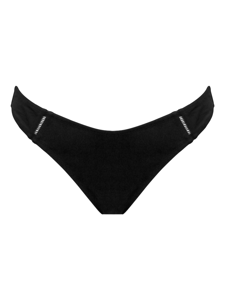 Pour Moi Black Sydney Tab Bikini Bottoms - Image 5 of 6