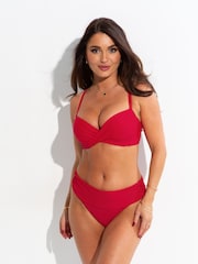 Pour Moi Red Free Spirit Bikini Briefs - Image 1 of 4