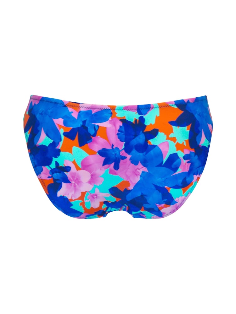 Pour Moi Floral Blue Brief Heatwave Bikini Briefs - Image 4 of 4