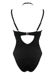 Pour Moi Black Sydney Double Strap Underwired Swimsuit - Image 4 of 4
