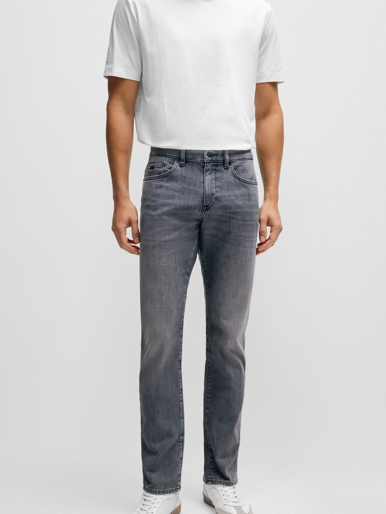 BOSS Grey Delaware Slim Fit Jeans - Image 1 of 5