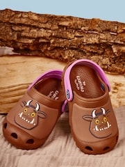 JoJo Maman Bébé Brown The Gruffalo Clogs - Image 1 of 6