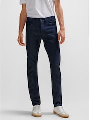 BOSS Dark Indgio Wash Delaware Slim Fit Jeans - Image 1 of 5