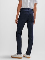 BOSS Dark Indgio Wash Delaware Slim Fit Jeans - Image 2 of 5