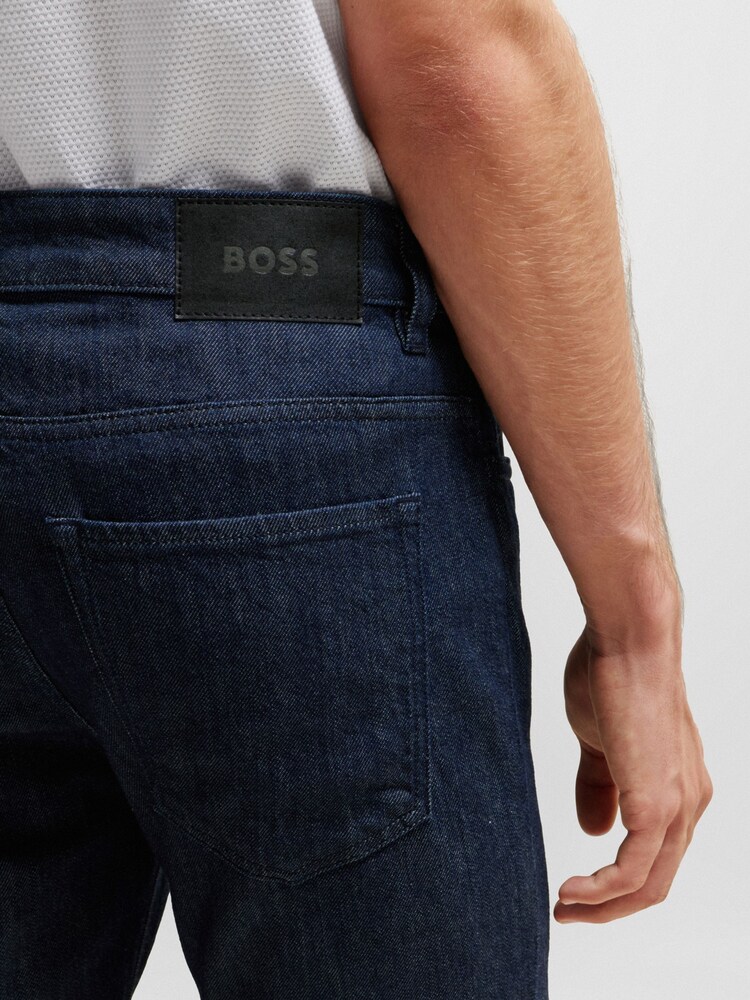 Dunkles Indgio Wash - BOSS Delaware Jeans in Slim Fit - Bild 4 von 4
