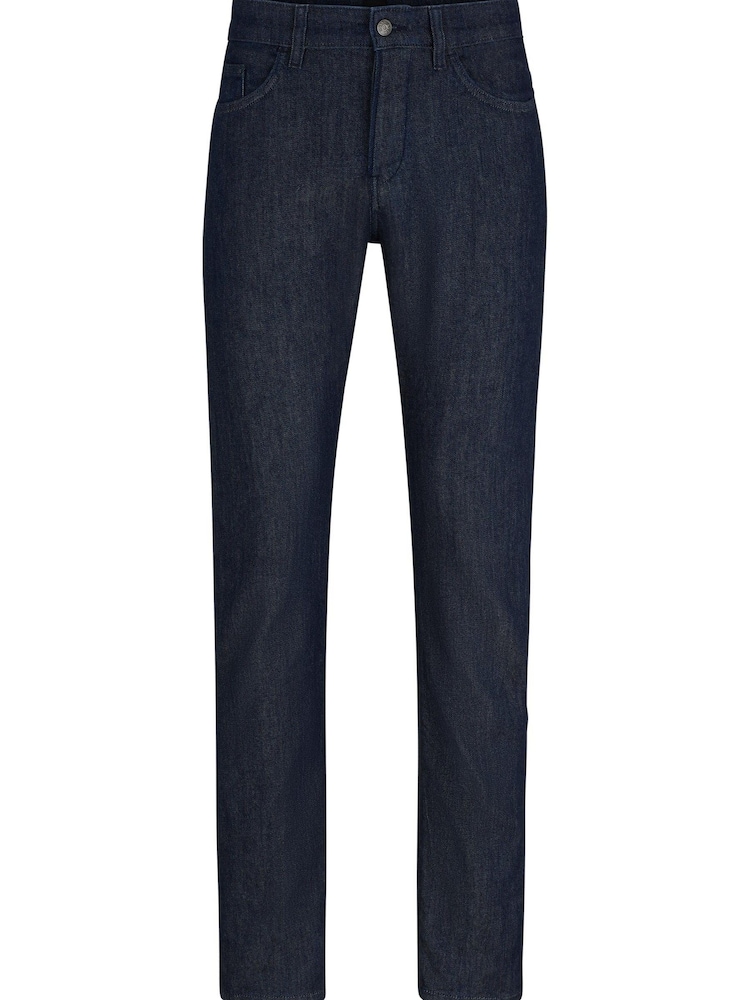 BOSS Dark Indgio Wash Delaware Slim Fit Jeans - Image 5 of 5