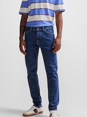 BOSS Blue Maine Straight Fit Stretch Jeans - Image 1 of 5