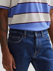 BOSS Blue Maine Straight Fit Stretch Jeans - Image 4 of 5