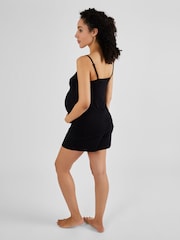JoJo Maman Bébé Black Camisole Maternity & Nursing Short Pyjamas Set - Image 2 of 6