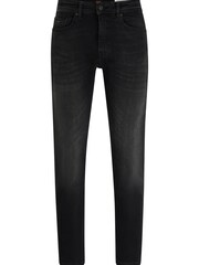 BOSS Black Wash Tapered Fit Super Stretch Denim Jeans - Image 5 of 5