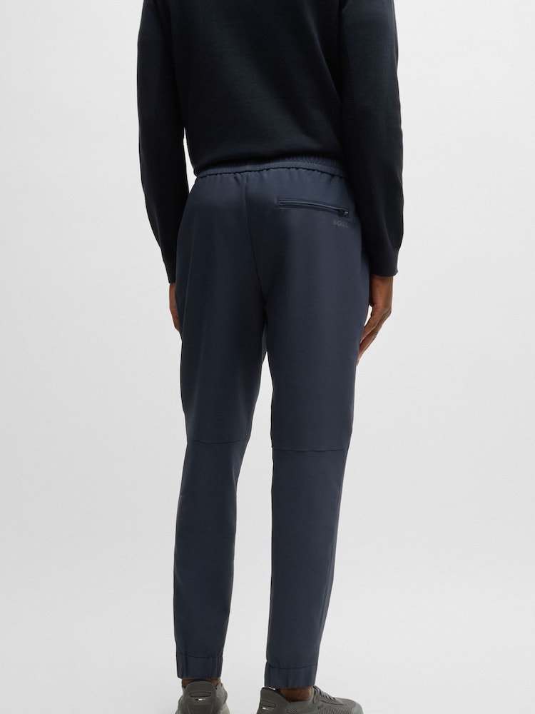 BOSS Blue Tapered Fit Joggers - Image 2 of 5