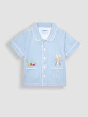 JoJo Maman Bébé White Peter Rabbit Classic Pyjamas - Image 2 of 4