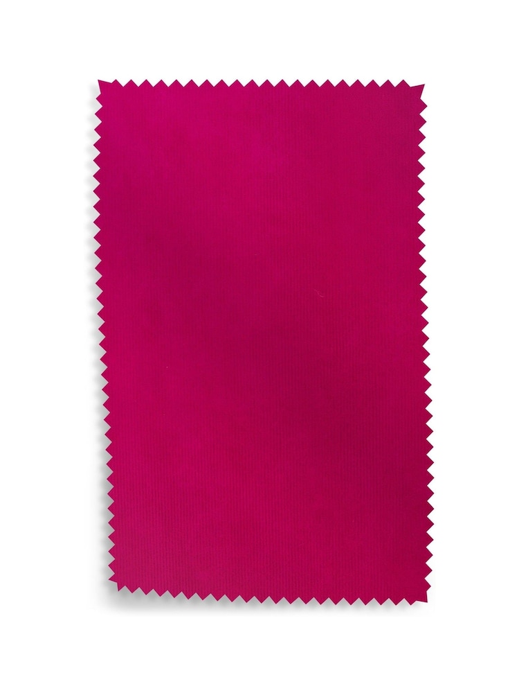 Rockett St George Harry's Pink Luxe Kneedlecord Velvet Upholstery Swatch - Image 1 of 1