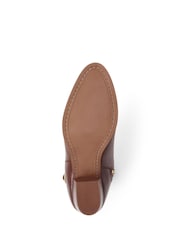 Jones Bootmaker Cream Fairlop Leather Heeled Ankle Boots - Image 5 of 6