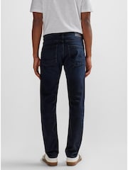 Темно-синий - BOSS Slim Fit Comfort Stretch Denim Jeans - Image 2 of 5