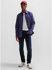 Темно-синий - BOSS Slim Fit Comfort Stretch Denim Jeans - Image 3 of 5