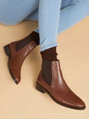 Jones Bootmaker Forget-Me-Not Pointed Toe Chelsea Boots - Image 1 of 6