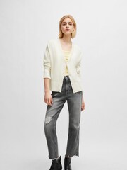 BOSS Grey Slim Fit Stretch Denim Jeans - Image 4 of 5