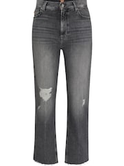 BOSS Grey Slim Fit Stretch Denim Jeans - Image 5 of 5