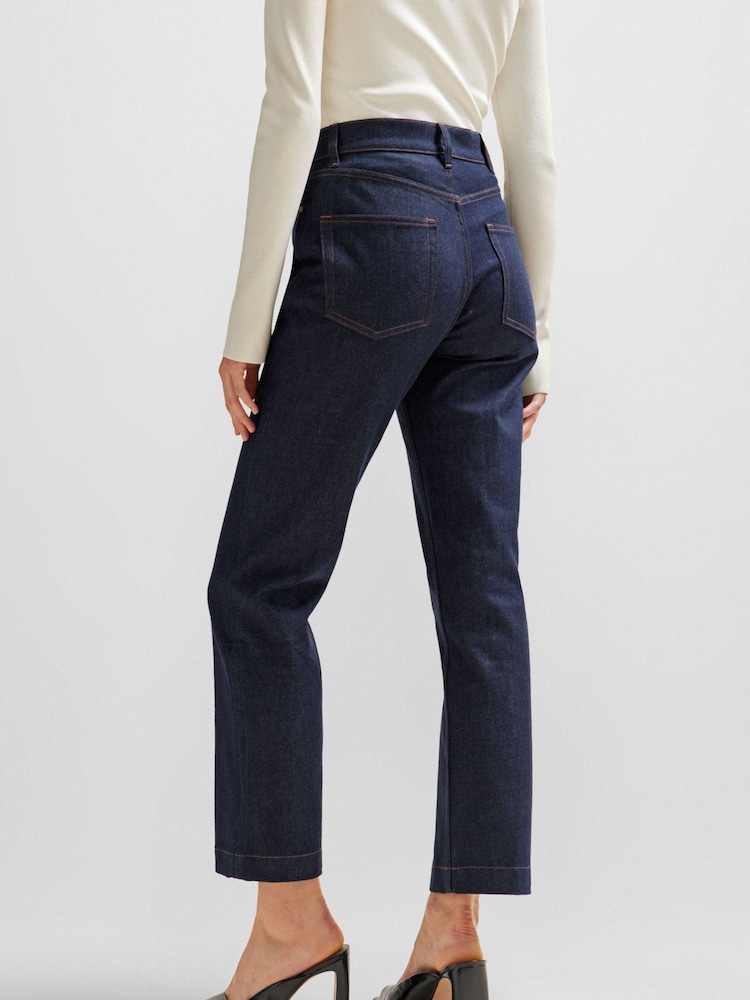 BOSS Blue Slim-Fit Jeans in Navy Comfort-Stretch Denim - Image 2 of 5