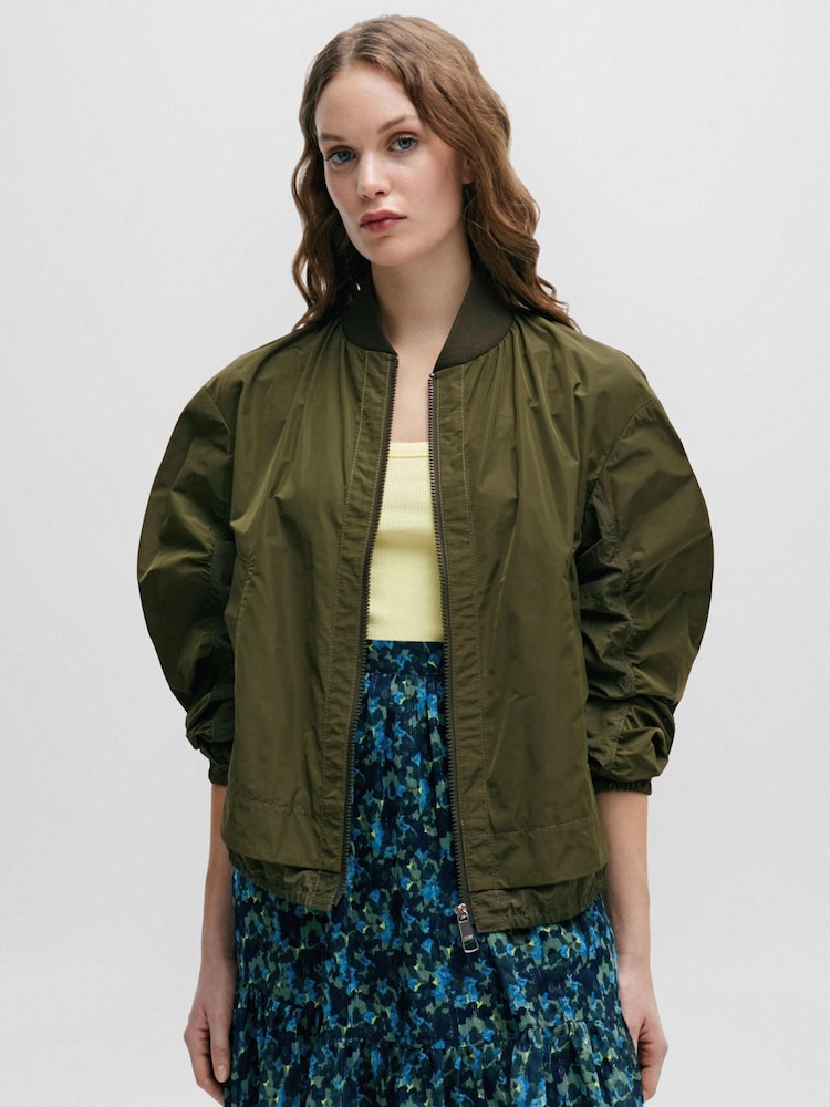 BOSS Green Water-Repellent Jacket in a Relaxed Fit - Image 1 of 6