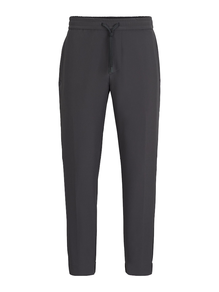 BOSS Grey Tapered Fit Joggers - Image 5 of 5