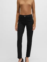 BOSS Black Slim Fit Power Stretch Jersey Trousers - Image 1 of 6